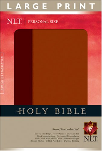 Personal Size NLT, Large Print TuTone under The Books Store