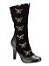 Brown Steampunk Butterfly Button Boot - 9