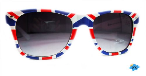 Union Jack Sunglasses + Semi-rigid Case | Cool Summer Shades | London Souvenirs | London Gifts