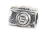 Zable(tm) Sterling Silver 35Mm Camera Bead / Charm