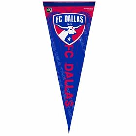 MLS FC Dallas 12-by-30 Inch Premium Quality Pennant