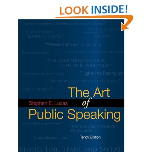 The Art of Public Speaking, 10th Edition