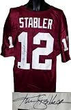 Ken Stabler Signed Jersey - Alabama Crimson Tide Maroon Wilson - Autographed College Jerseys