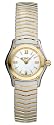 Ebel Classic Wave White Dial 18K Yellow Gold and Stainless Steel Women's Watch 1656F01-0425