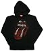 Rolling Stones - Distressed Tongue Zip Hoodie - Large