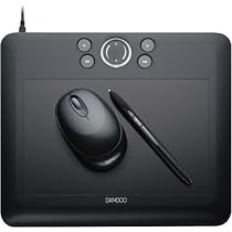 Bamboo Fun (Medium) Black Tablet with Pen, Mouse & Graphics Software