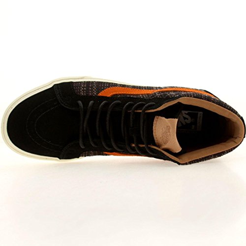 Vans Men Sk8-Hi Reissue Ca Italian Weave (black / burnt orange)-11.5