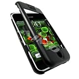 Apple iPhone I 1st Generation Snap On Protector Hard Case Metal Cover Black