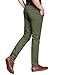 Match Mens Slim-Tapered Flat-Front Casual Pants(Light army green,34)