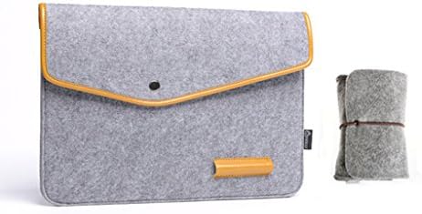 Kansang 13-13.3 Inch Macbook Air/ MacBook Pro Retina Ultrabook Netbook Bag Envelope Case Cover Sleeve Carrying Protector Case Bag with Card Slot for Acer / Asus / Dell / Fujitsu / Lenovo / HP / Samsung / Sony / Toshiba, Apple Macbook Pro Retina/ Macbook Air, Compatible with Most 11-Inch Ultrabook Netbook(Free Power Pouch)