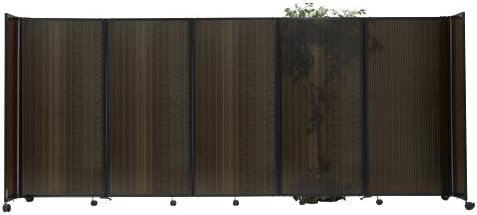 Room Divider 360 Portable Partition, Bronze Polycarbonate - 6' high x 8'6'' long