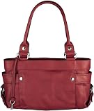 Fossil Handbag - Castille Satchel (Color: Red)