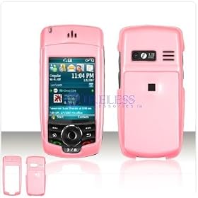 PCMICROSTORE Brand Pantech Duo C810 Pink Solid Snap-On Case Cover with Removable Swivel Belt Clip