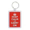 Keep Calm and Carry On Key Ring