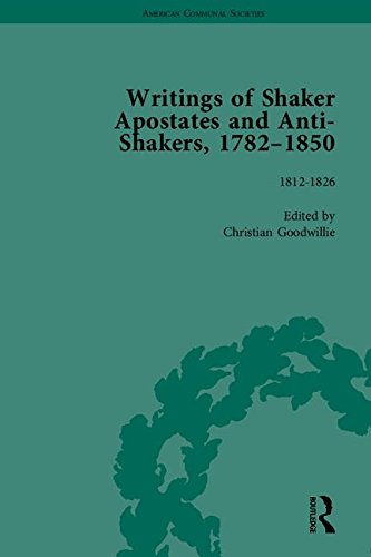 Writings of Shaker Apostates and Anti-Shakers, 1782-1850 (American Communal Societies)