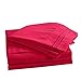 Honeymoon 1800 Brushed Microfiber Embroidered Bed Sheet Set, Ultra Soft, Queen - Hot Pink