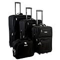 Rockland 4-pc. Luggage Set - Black