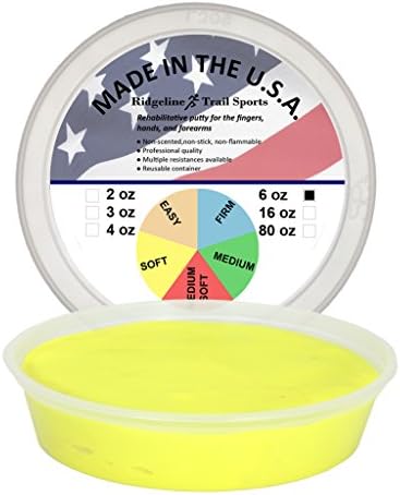6 oz Hand Therapy Putty, Yellow - Soft