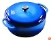 Lodge Enameled Cast-Iron 6-Quart Dutch Oven, Caribbean Blue