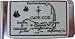 Hand Painted Rectangle Cape Cod Map Money Clip