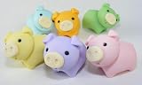 6pcs Japanese Iwako Erasers-PigsIMAGE
