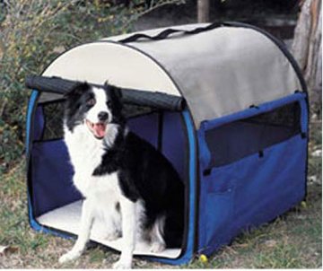 Portable Pet Home / Carrier / Crate - Large - Blue