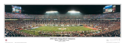 Buy Penn State Nittany Lions Orange Bowl Stadium Panoramic Print 2006 Fedex Orange Bowl Champions... by Rob Arra