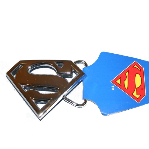 SUPERMAN METAL ALLOY DIE CUT BUCKLE