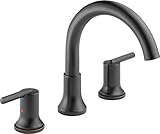 Delta Faucet T2759-RB Trinsic, 3-hole Roman Tub Trim, Venetian Bronze [並行輸入品]