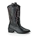 Funtasma Cowboy-Stiefel für Herren: Cowboy-100 mattschwarz Gr. 41 bis 42,5