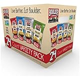 Boulder Canyon Kettle Cooked Potato Chip Variety Pack (24 Individual - 1.5 Oz Bags) of the Following Flavors: Olive Oil, Hickory Barbeque, Sea Salt and Sea Salt & Cracked Pepper