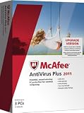 McAfee AntiVirus Plus 2011, 3 User, Upgrade Edition (PC)