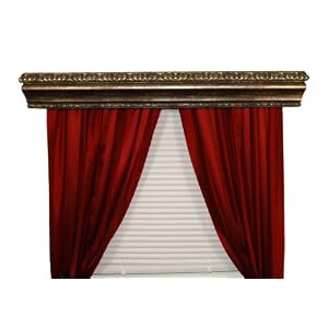 BCL Drapery Hardware 54MAVSD Double Curtain Rod Cornice, Marion Custom Molding, Verona... by BCL Drapery Hardware