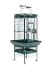 Prevue Pet Products Wrought Iron Select Bird Cage 3151GRN Jade Green, 18-Inch by 18-Inch by 57-Inch