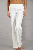 Women's Full length fold over linen pants