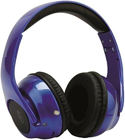 Power Advantage E-00539-7 Dubs Headphone 2 Hybrid High Definition Headphones with 4 Speakers &amp; Phone MIC Switch Cord, Blue