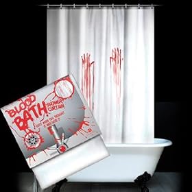 Blood Bath Shower Curtain
