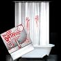 Blood Bath Shower Curtain