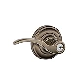 Schlage F51A STA 620 AND Andover Collection St Annes Keyed Entry Lever, Antique Pewter by Schlage Lo
