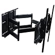 Articulating Plasma LCD TV Wall Mount 37" 42" 50" 52" for Vizio VU37L VO37L VP322 VX37L VW37L 1VH 26 inch extension arm with free 7ft HDMI cable
