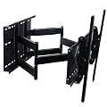 VideoSecu MW370B Plasma LCD TV Articulating Swivel Dual Arm Full Motion Wall Mount for most 37