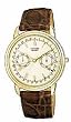 Citizen Men's Gold-Tone Leather Watch #AG0132-08A