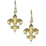 Privileged NYC Gold plated Fleur De Lis Earrin