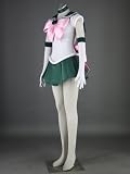 Japanese Anime Sailor Moon Cosplay Costume - Sailor Jupiter Kino Makoto Uniform 1st Version Set Medium