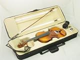 VIOLIN NATURAL FULL SIZE + CASE + BOW + SUPER SALE $