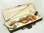 Violin natural full size + case + bow + super sale $
