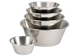 de Buyer - Bassine Pâtissière Conique à Fond Plat - Diamètre 36 cm