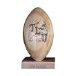 Texas Lutheran Bulldogs Solid Maple Wood Laser Engraved Football NCAA College Athletics