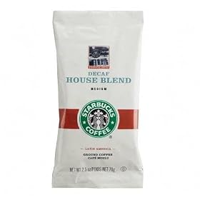 FIVE STAR DISTRIBUTORS, INC. Coffee, Decaffeinated House Blend, 2.5oz Bags, 18 Bags per... by Starbucks