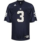 adidas Notre Dame Fighting Irish #3 Navy Blue Replica Football Jersey